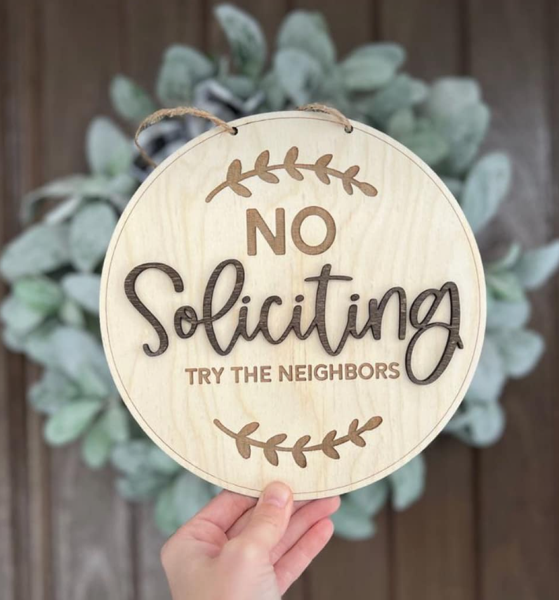 No Soliciting