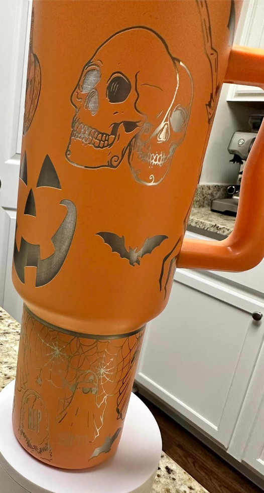 Pumpkin & Bats Wrap