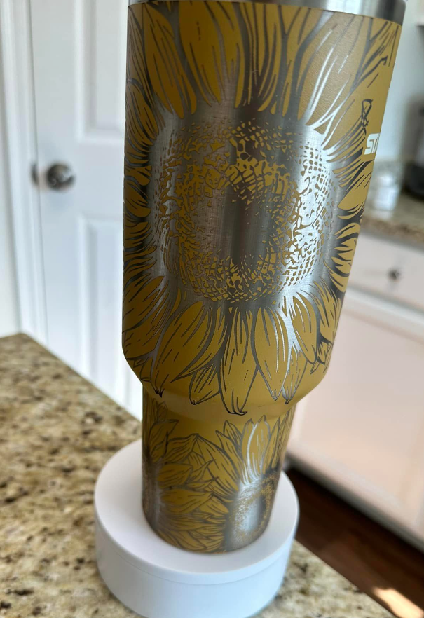 Sunflower Engraved Wrap